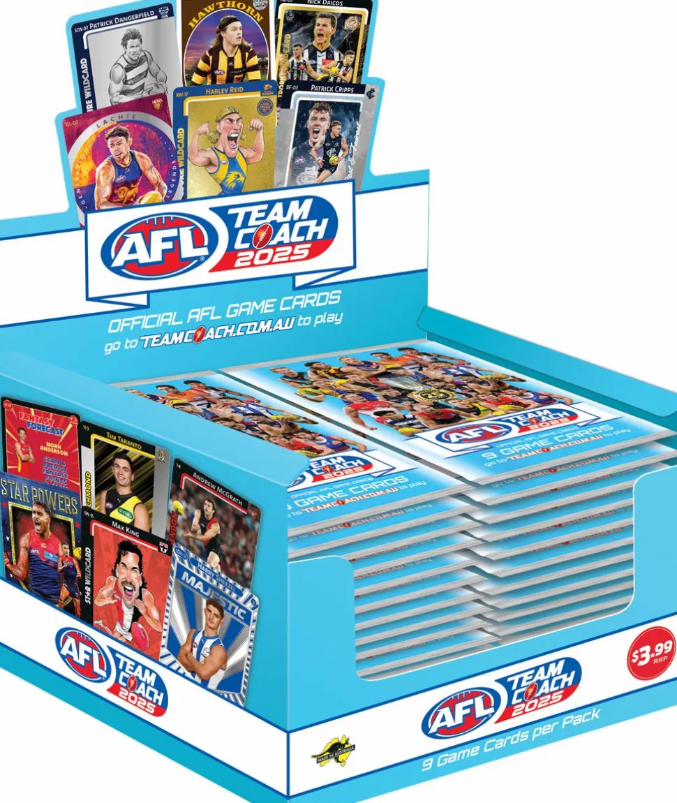 AFL Football - 2025 TeamCoach Footy Trading Cards Box (Display of 36)