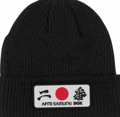 Afro Samurai - Afro Samurai x DGK Niban Black Beanie (One Size)