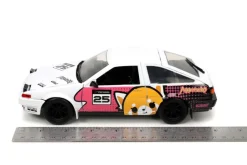 Aggretsuko - Aggretsuko & 1986 Toyota Trueno (AE86) 1/24th Scale Die-Cast Vehicle