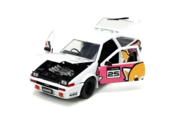 Aggretsuko - Aggretsuko & 1986 Toyota Trueno (AE86) 1/24th Scale Die-Cast Vehicle