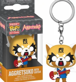 Aggretsuko - Aggretsuko with Guitar Pocket Pop! Keychain
