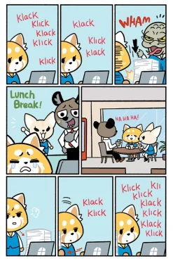Aggretsuko - Down the Rabbit Hole Hardcover Book