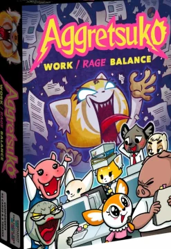 Aggretsuko - Work / Rage Balance Card Game