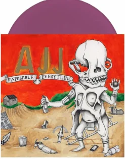 AJJ - Disposable Everything LP Vinyl Record (Purple Coloured Vinyl)