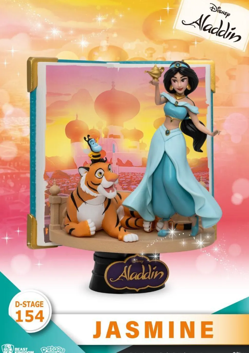 Aladdin (1992) - Princess Jasmine Story Book Series D-Stage 6" PVC Diorama Statue