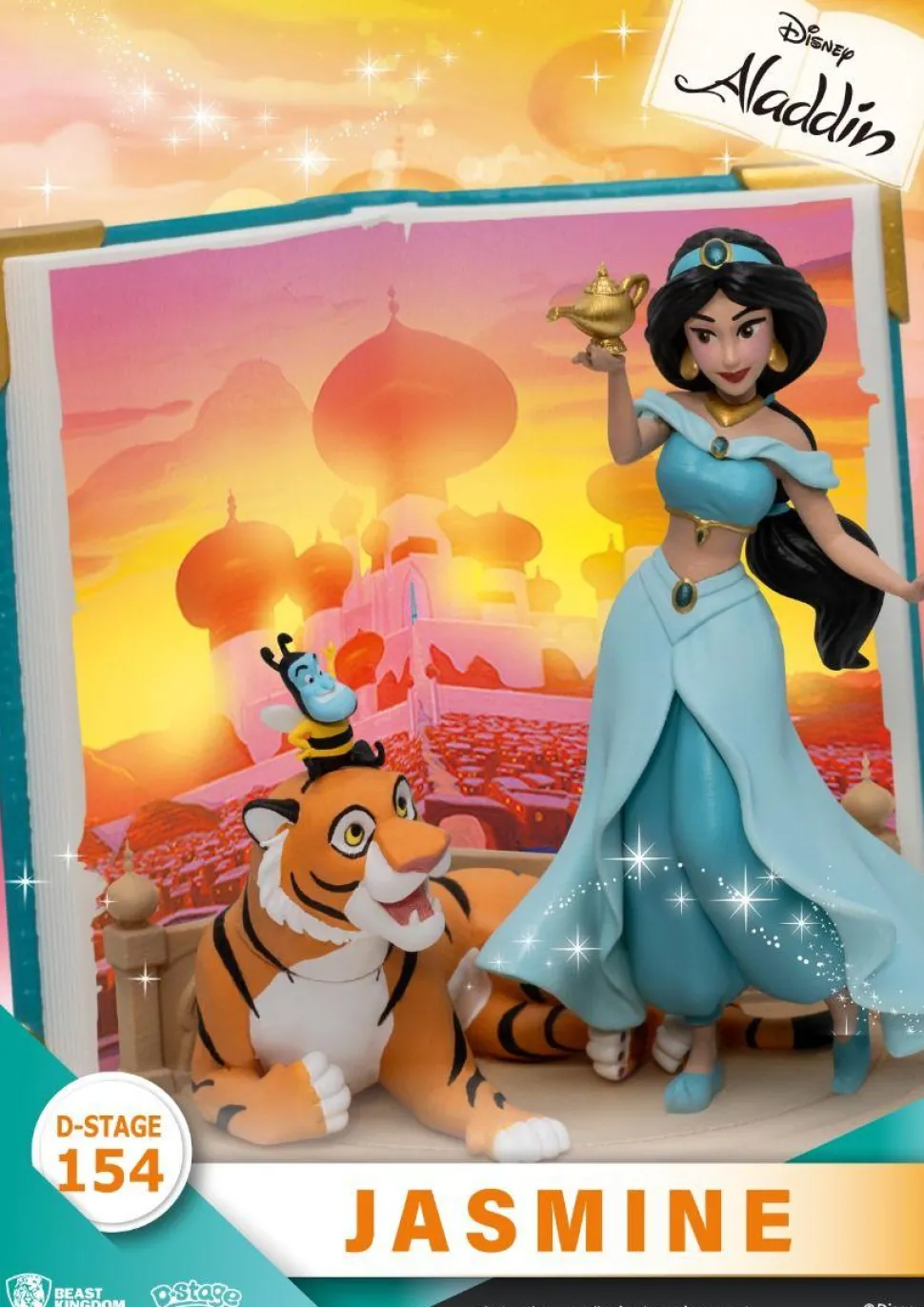 Aladdin (1992) - Princess Jasmine Story Book Series D-Stage 6" PVC Diorama Statue