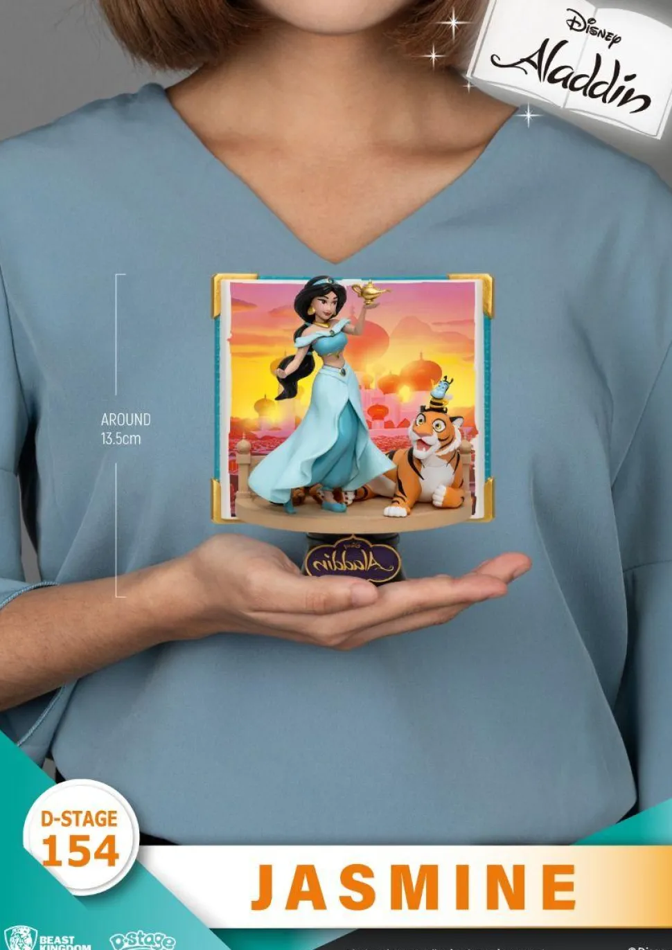 Aladdin (1992) - Princess Jasmine Story Book Series D-Stage 6" PVC Diorama Statue