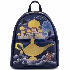 Aladdin (1992) - Princess Jasmine Castle 10” Faux Leather Mini Backpack