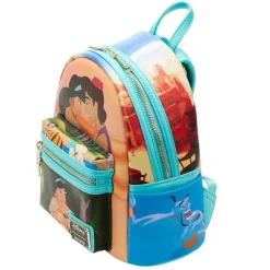 Aladdin (1992) - Scenes 10” Faux Leather Mini Backpack