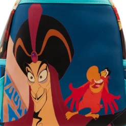 Aladdin (1992) - Scenes 10” Faux Leather Mini Backpack