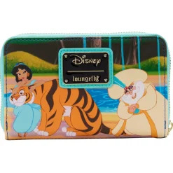 Aladdin (1992) - Scenes 4” Faux Leather Zip-Around Wallet