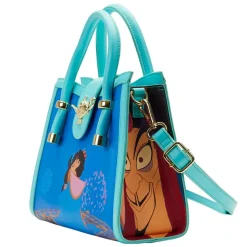 Aladdin (1992) - Scenes 9” Faux Leather Crossbody Bag