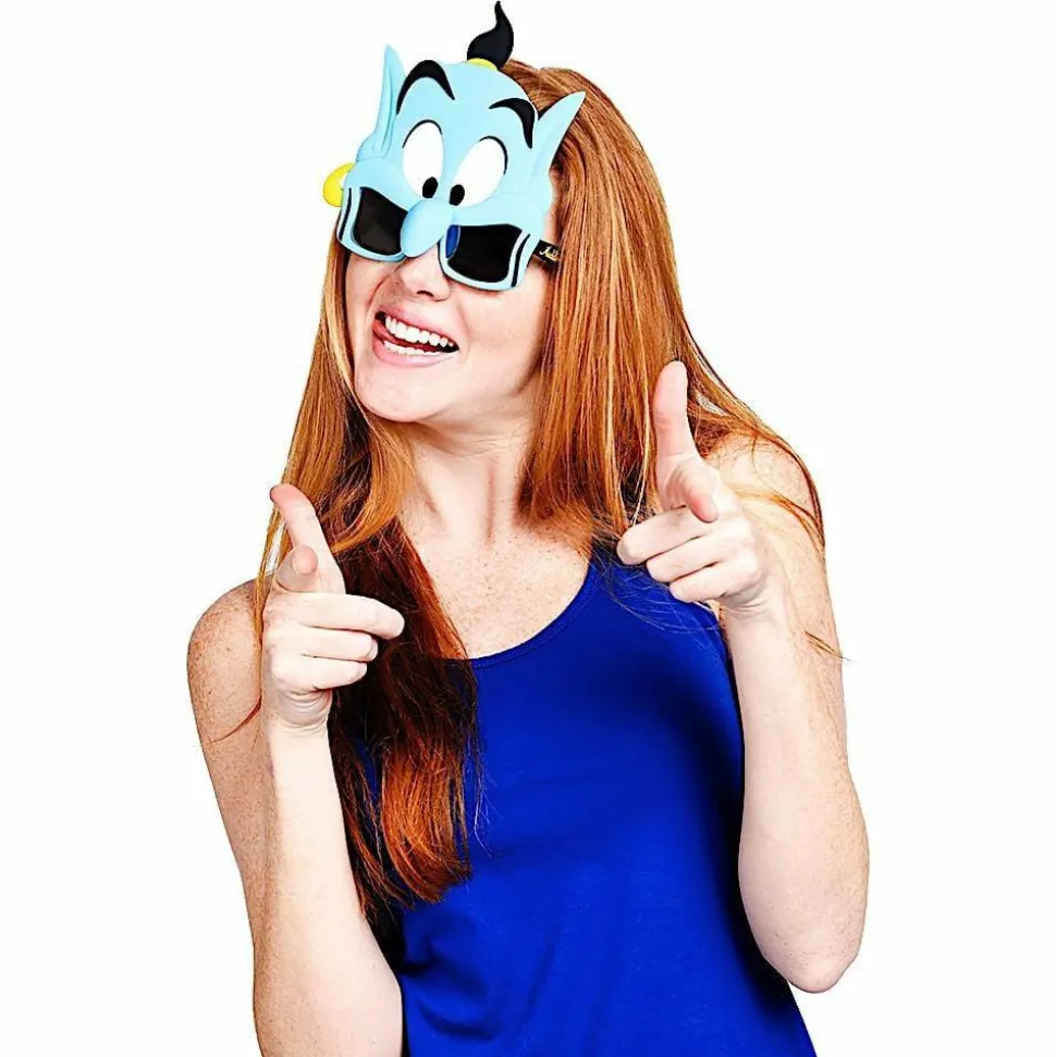 Aladdin - Genie Sun-Staches Sunglasses (One Size)