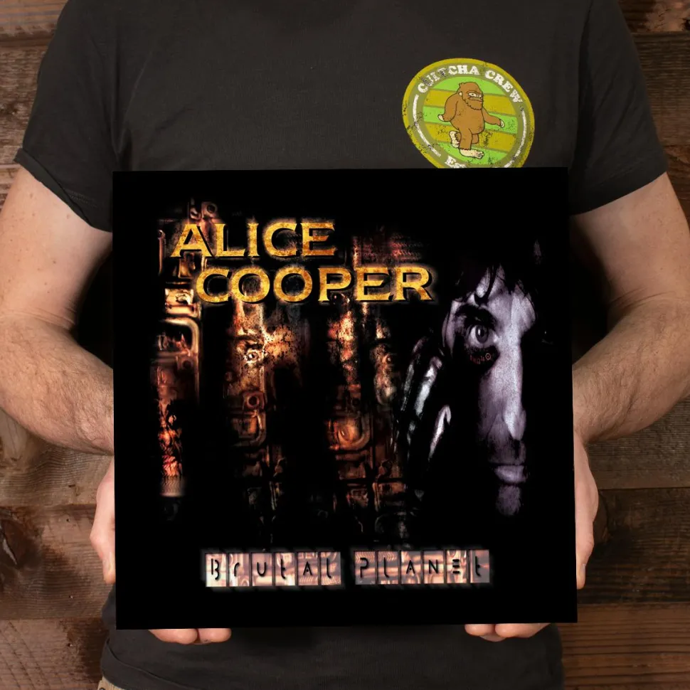 Alice Cooper - Brutal Planet 2xLP Vinyl Record (2022 Record Store Day Exclusive “Brutal” Brown Coloured Vinyl)