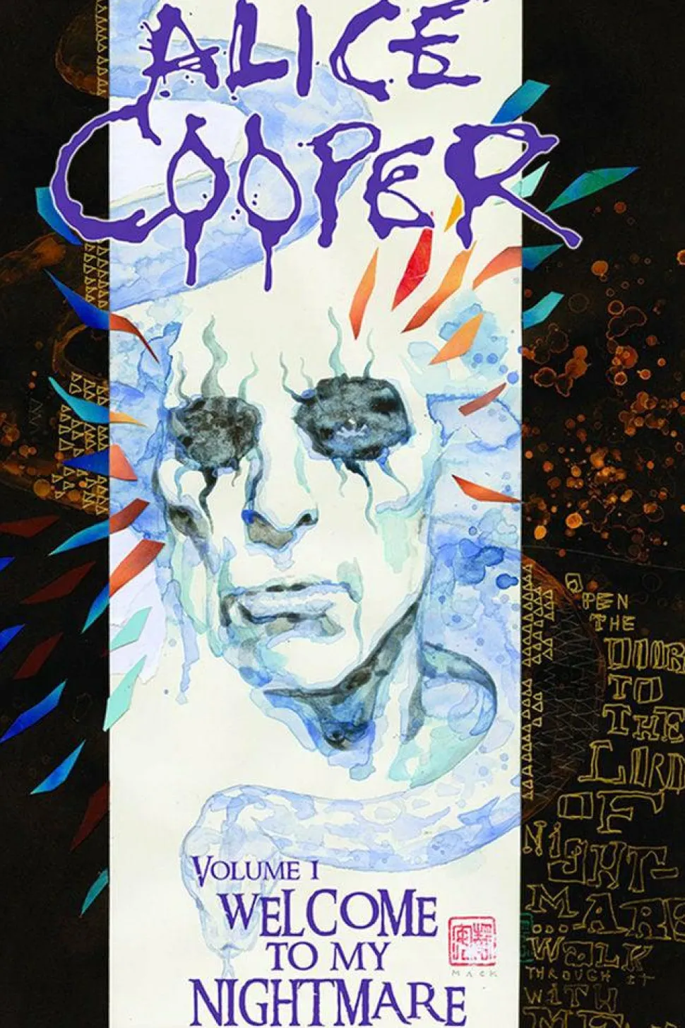 Alice Cooper - Volume 01 Welcome to My Nightmare Hardcover Book
