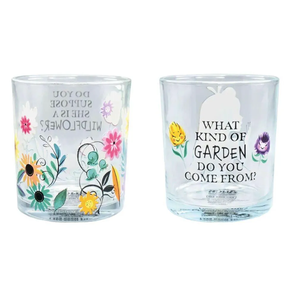 Alice in Wonderland (1951) - 'Do You Suppose She Is A Wildflower?' Disney Gifts Glass Tumbler 2-Pack