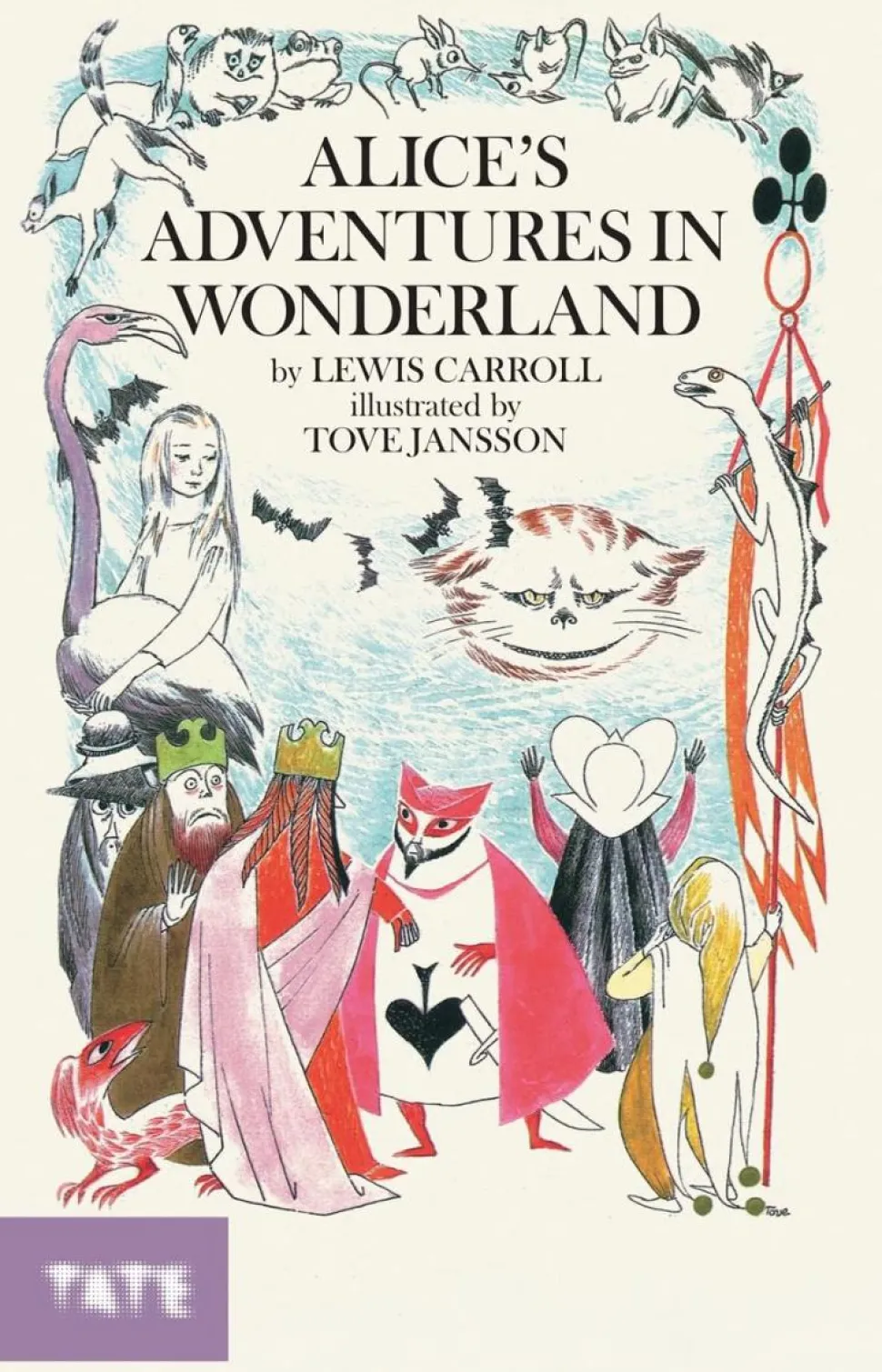 Alice in Wonderland - Alice's Adventures in Wonderland by Lewis Carroll & Illustrated by Tove Jansson Hardcover Book