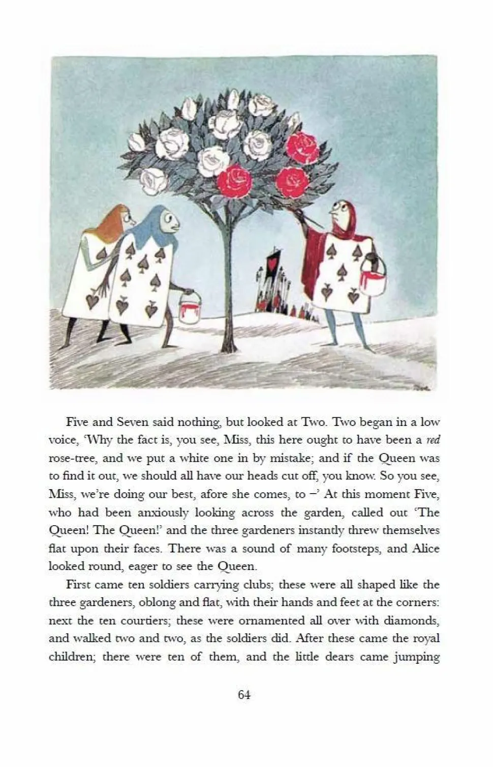 Alice in Wonderland - Alice's Adventures in Wonderland by Lewis Carroll & Illustrated by Tove Jansson Hardcover Book