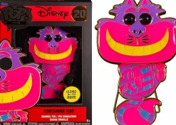 Alice in Wonderland - Cheshire Cat Glow-in-the-Dark 4" Pop! Enamel Pin