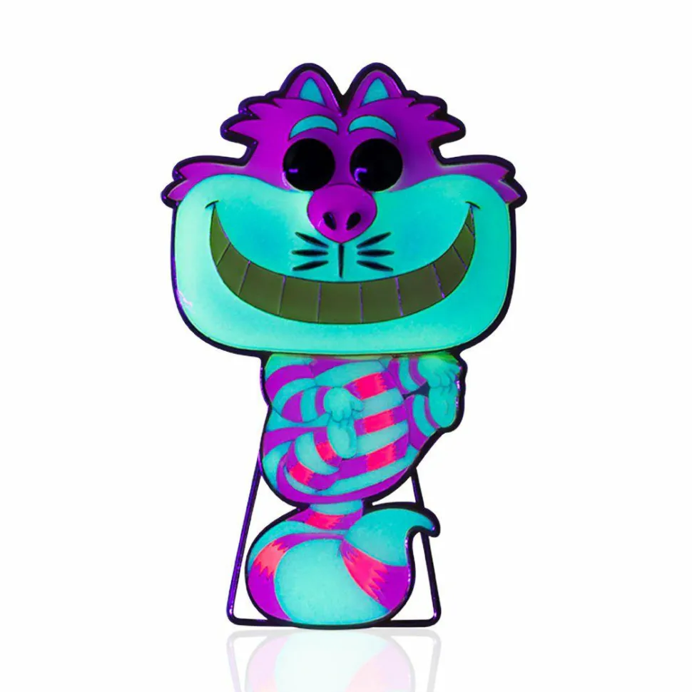 Alice in Wonderland - Cheshire Cat Glow-in-the-Dark 4" Pop! Enamel Pin