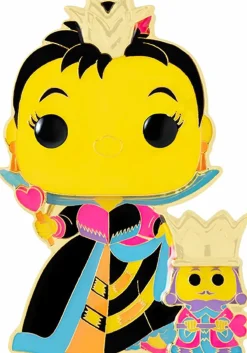 Alice in Wonderland - Queen and King of Hearts Glow-in-the-Dark 4" Pop! Enamel Pin