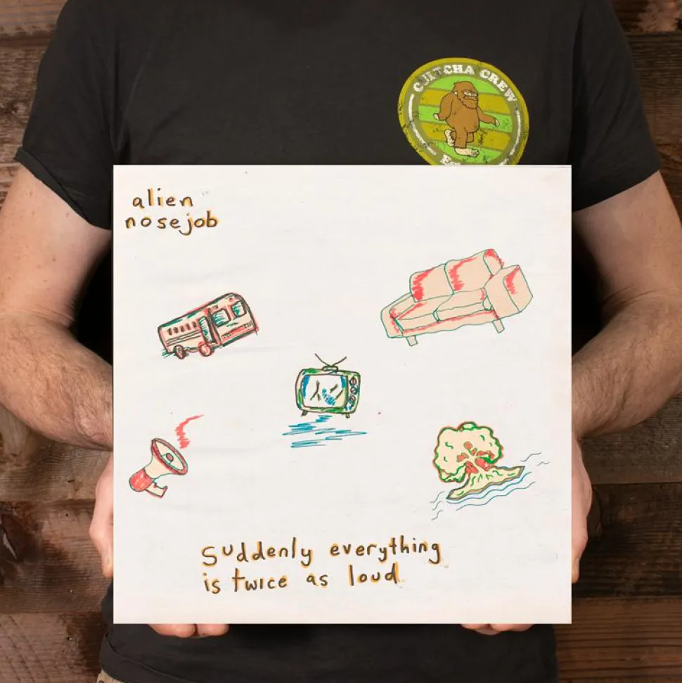 Alien Nosejob - Suddenly Everything Is Twice As Loud LP Vinyl Record (Green Coloured Vinyl)