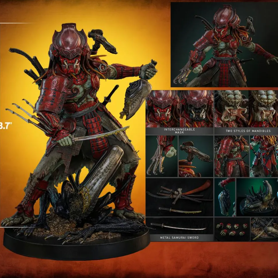 Alien vs. Predator - Akaoni Samurai Predator 1/6th Scale Hot Toys Action Figure