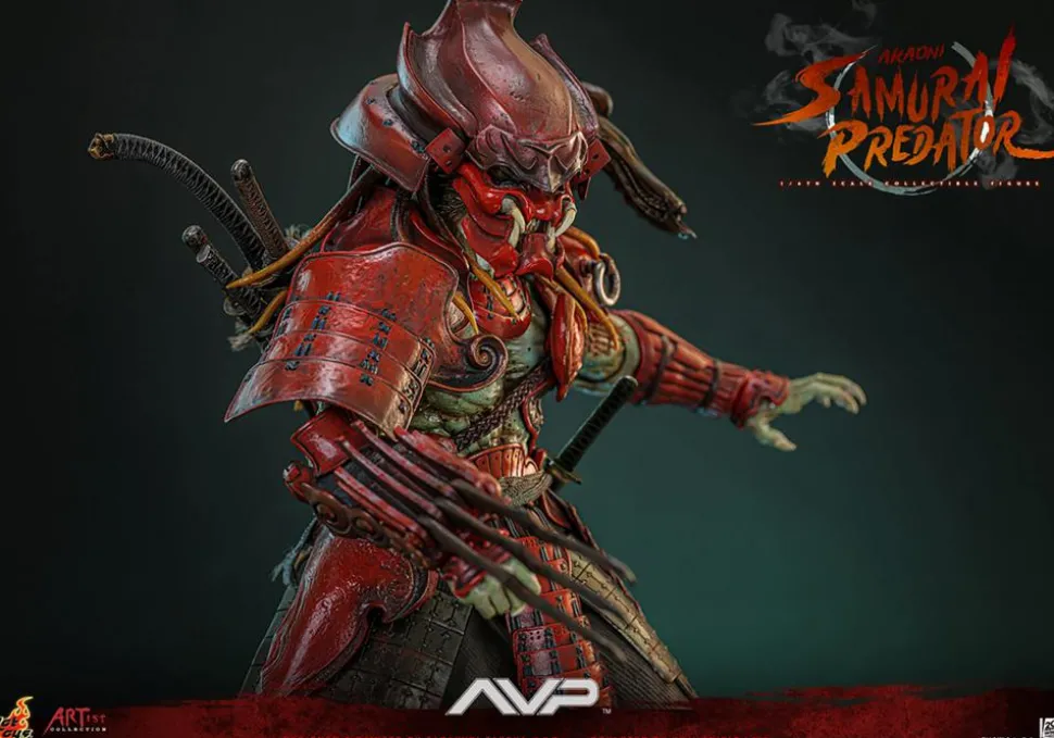 Alien vs. Predator - Akaoni Samurai Predator 1/6th Scale Hot Toys Action Figure