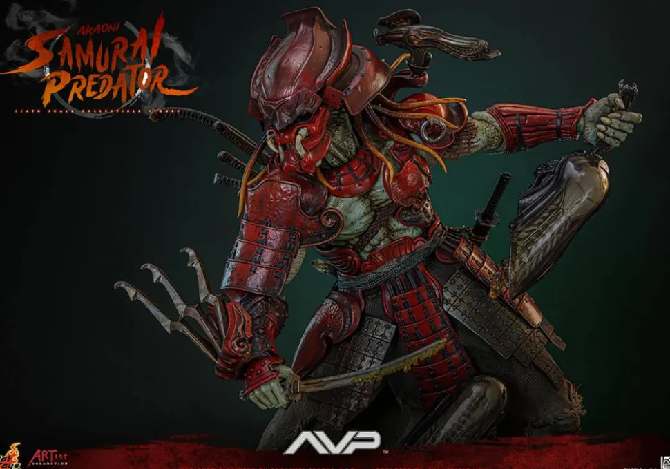 Alien vs. Predator - Akaoni Samurai Predator 1/6th Scale Hot Toys Action Figure