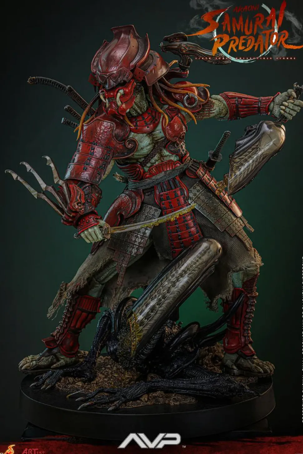 Alien vs. Predator - Akaoni Samurai Predator 1/6th Scale Hot Toys Action Figure