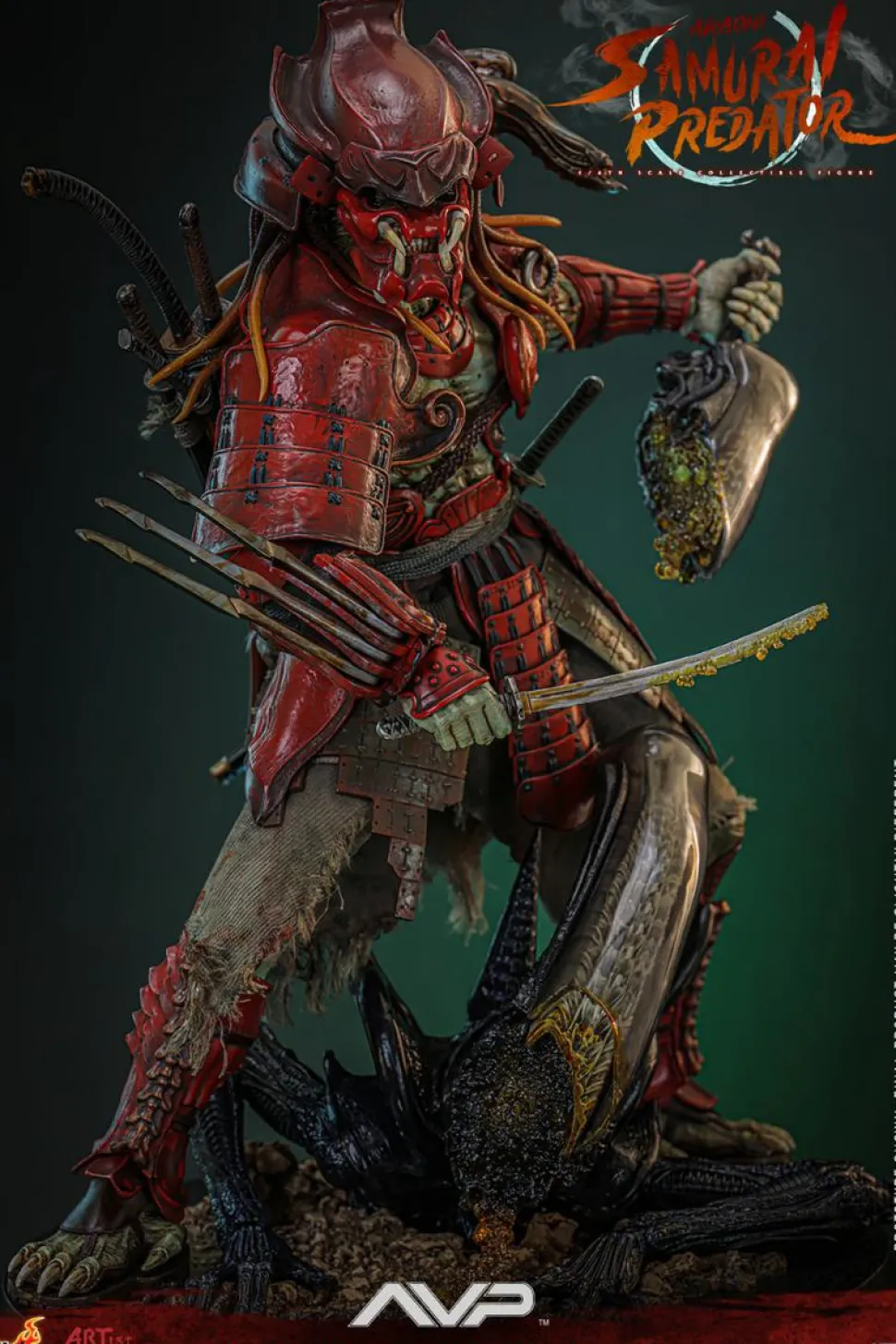 Alien vs. Predator - Akaoni Samurai Predator 1/6th Scale Hot Toys Action Figure