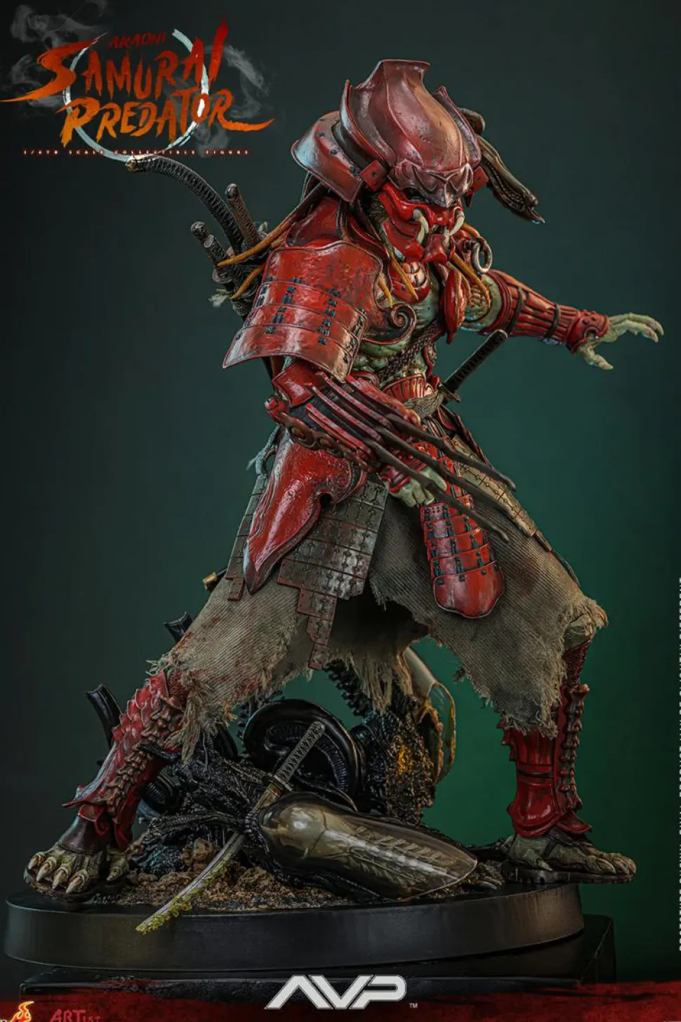 Alien vs. Predator - Akaoni Samurai Predator 1/6th Scale Hot Toys Action Figure