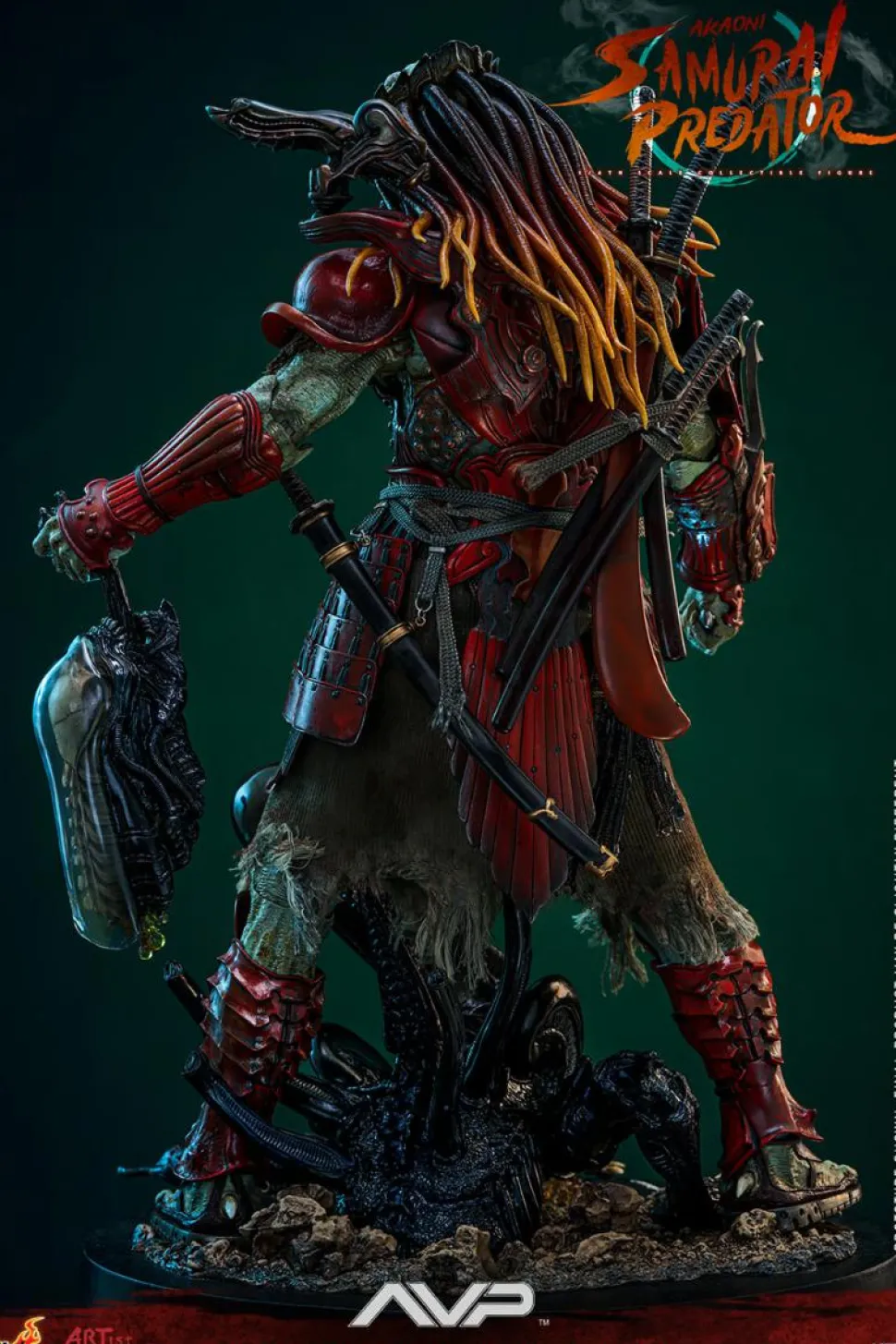 Alien vs. Predator - Akaoni Samurai Predator 1/6th Scale Hot Toys Action Figure