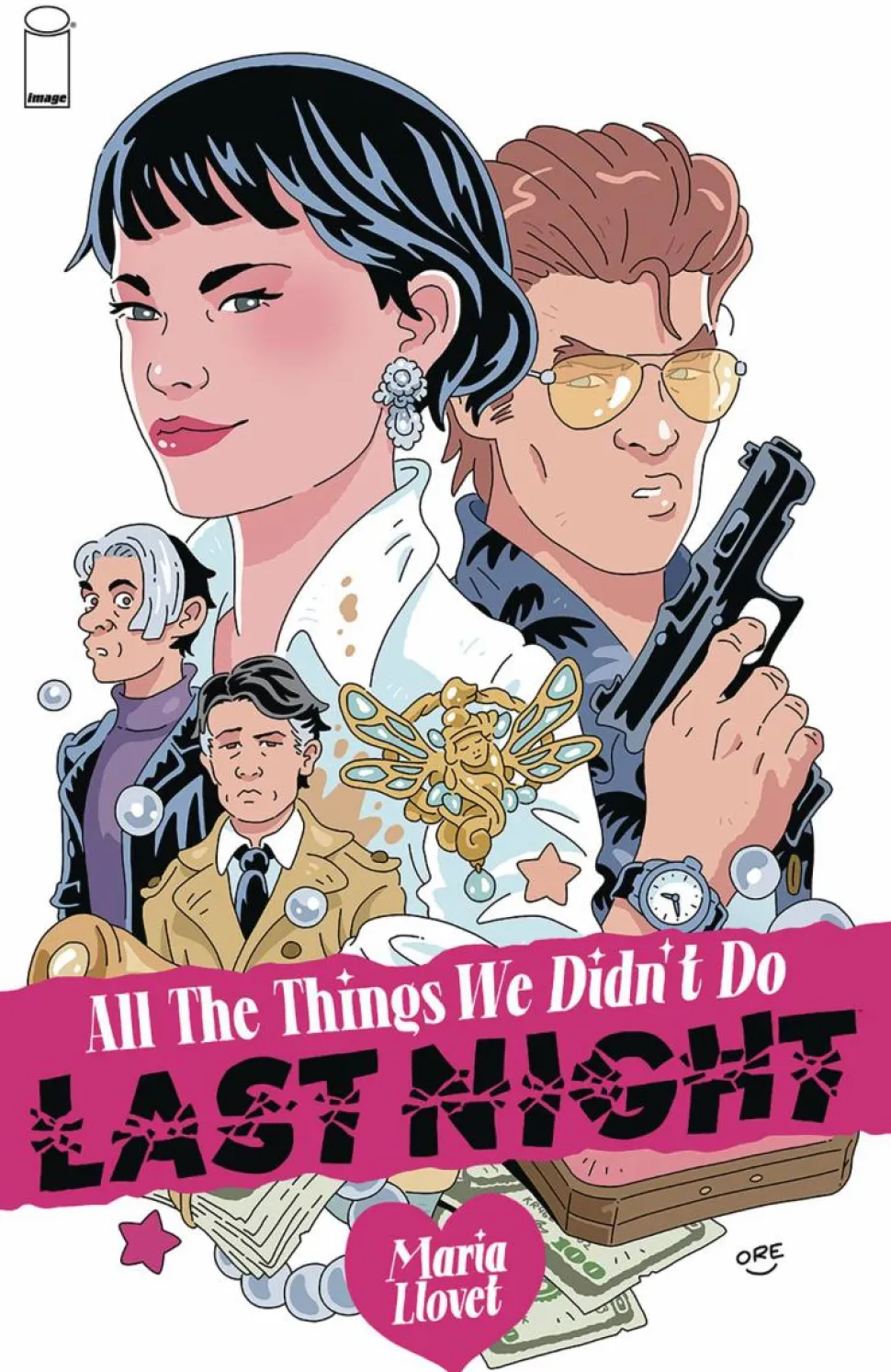 All The Things We Didn't Do Last Night by Maria Llovet One-Shot Single Issue Comic Book (Cover D Incentive 1:10 Jesus Orellana Virgin Variant)