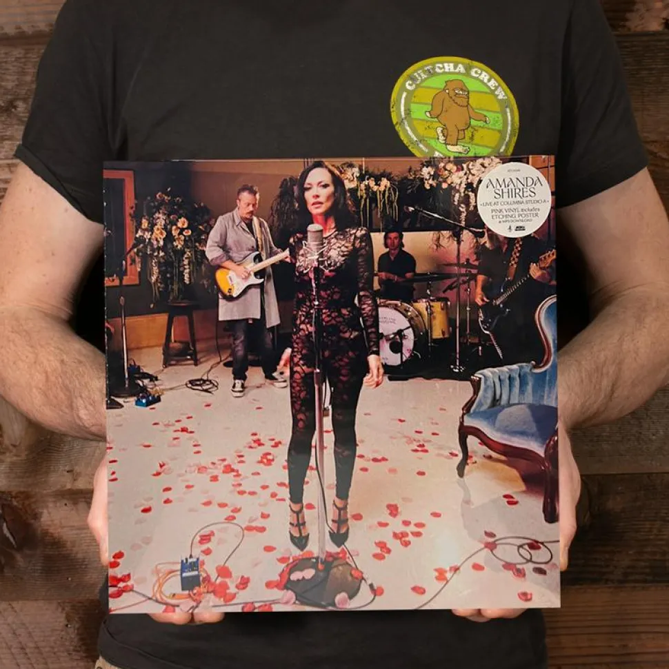 Amanda Shires - Live at Columbia Studio A EP Vinyl Record (2023 Record Store Day Exclusive Pink Coloured Vinyl)