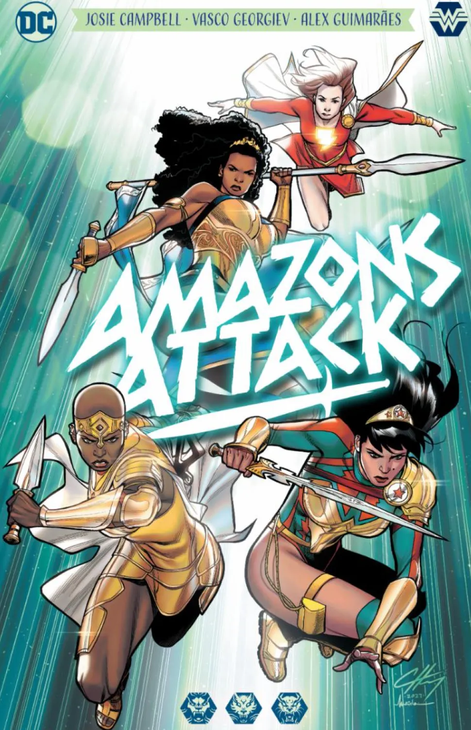 Amazons Attack by Josie Campbell Trade Paperback Book