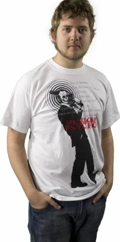 American Psycho - Not There Skull Face Male T-Shirt