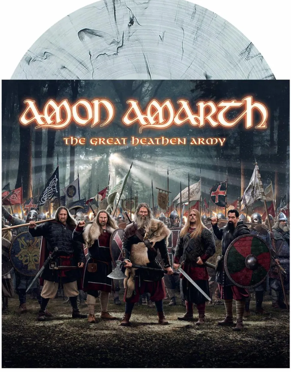 Amon Amarth - The Great Heathen Army LP Vinyl Record (Clear Smoke Vinyl)