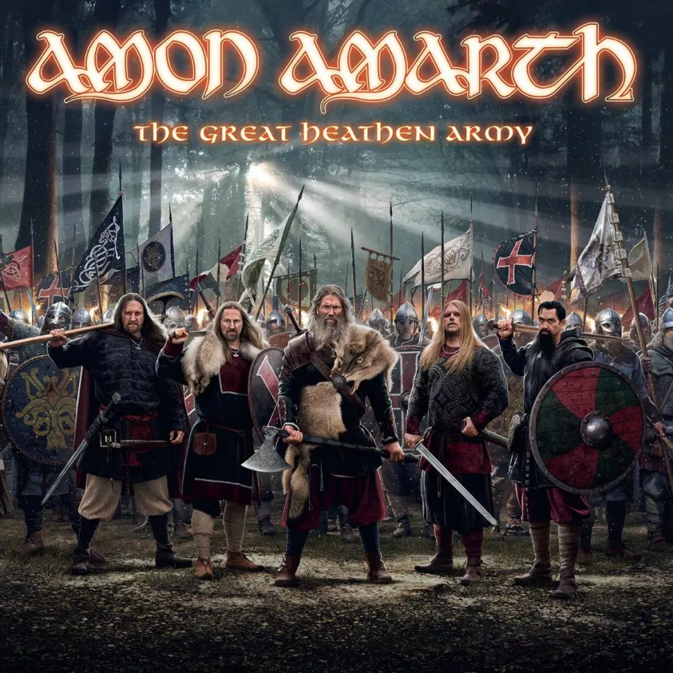 Amon Amarth - The Great Heathen Army LP Vinyl Record (Clear Smoke Vinyl)