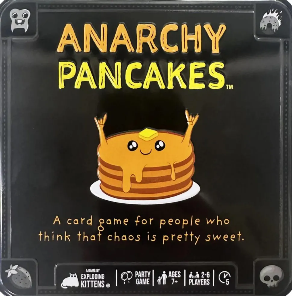 Anarchy Pancakes - Tin Box Edition A Party Game by Exploding Kittens Card Game