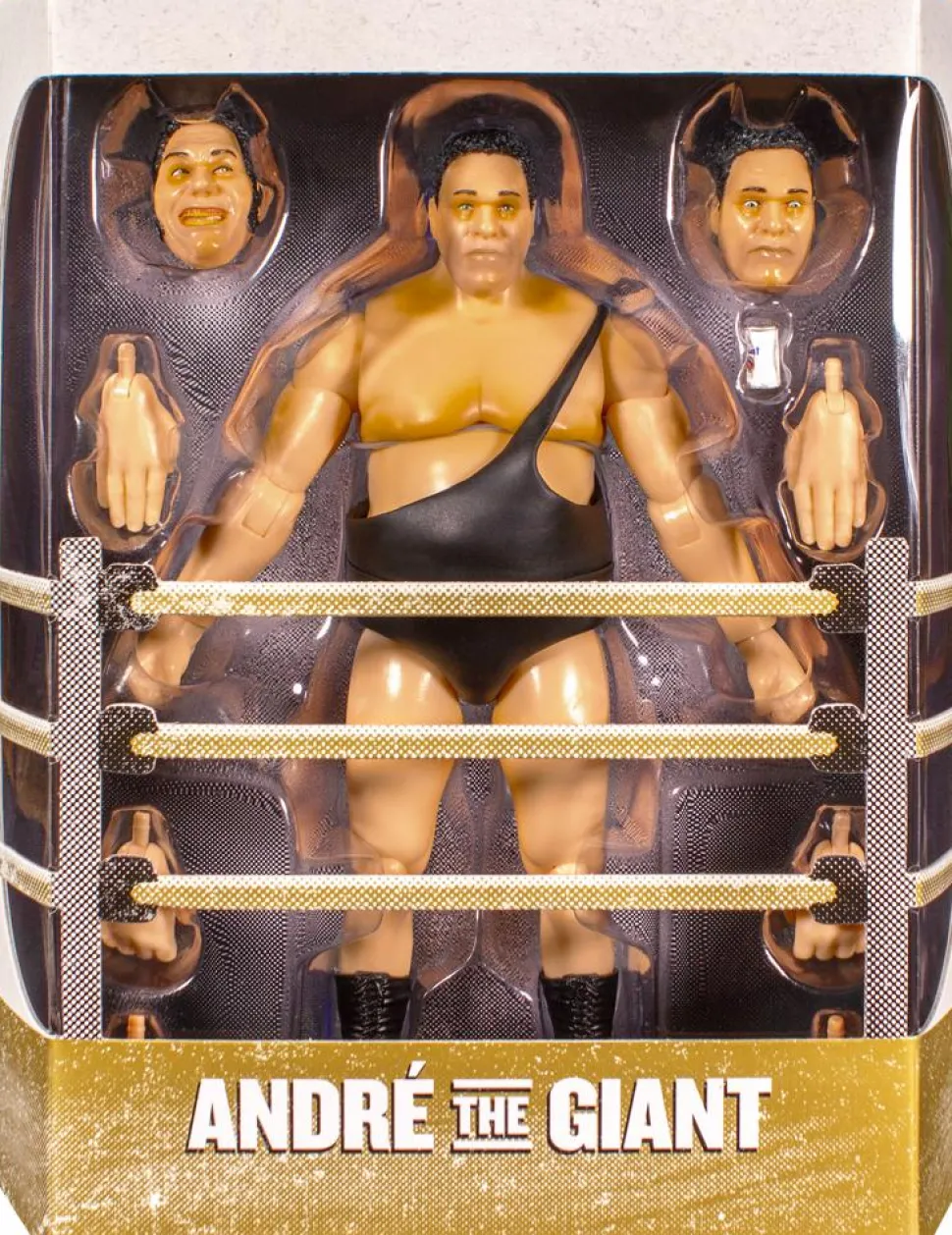 Andre the Giant - Andre in Black Singlet Ultimates! 8” Action Figure
