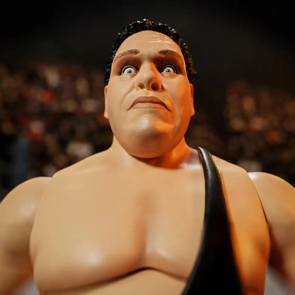 Andre the Giant - Andre in Black Singlet Ultimates! 8” Action Figure