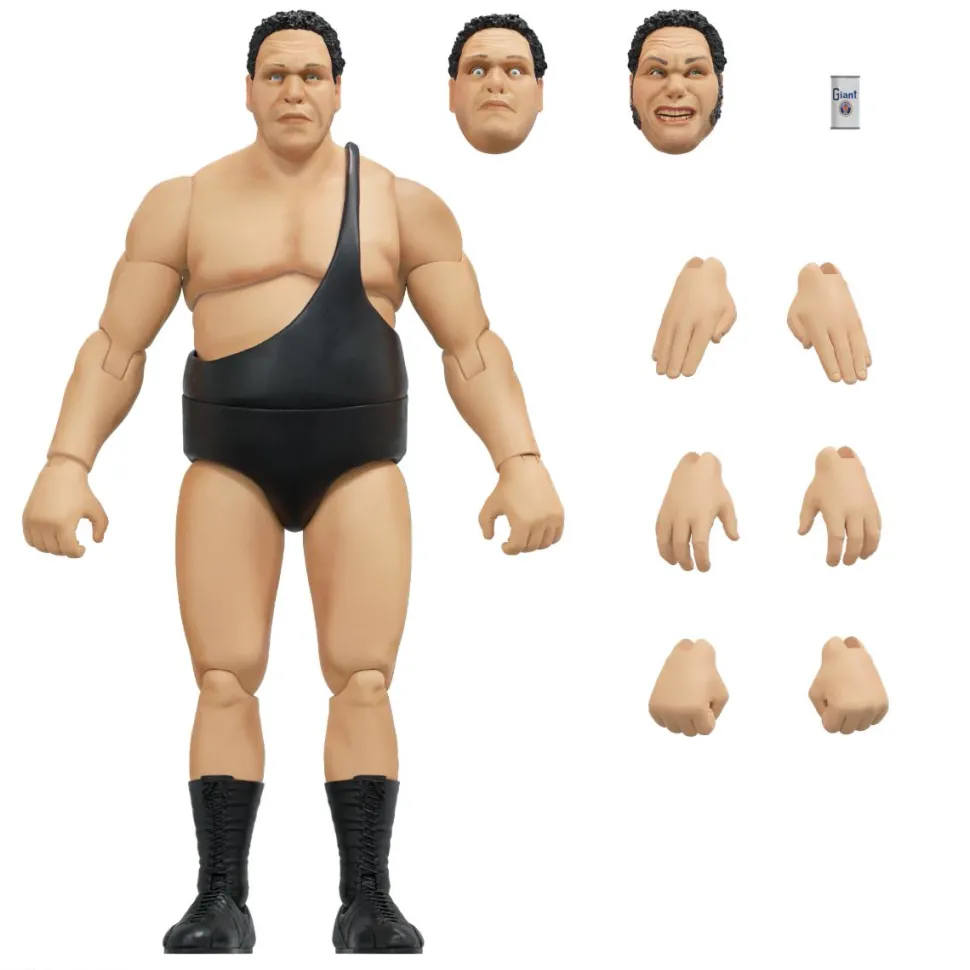 Andre the Giant - Andre in Black Singlet Ultimates! 8” Action Figure