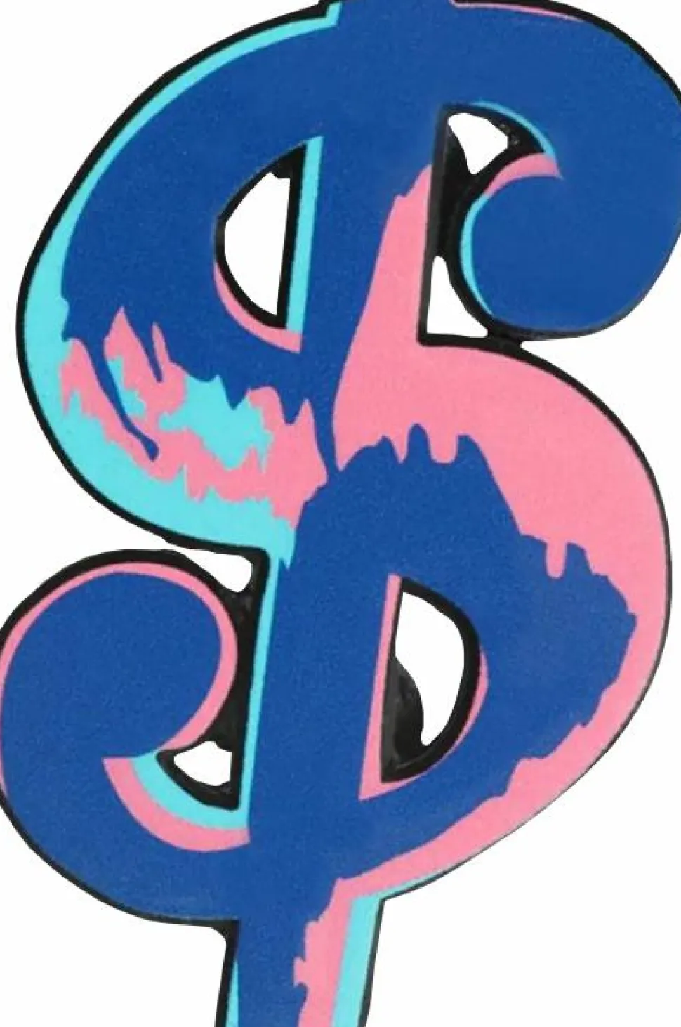 Andy Warhol - Dollar Sign Enamel Pin