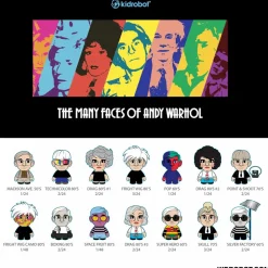Andy Warhol - Many Faces of Andy Mini Series Blind Box 3” Vinyl Figure (Single Unit)