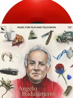 Angelo Badalementi - Music For Film And Television LP Vinyl Record (2024 Record Store Day Black Friday Exclusive Red Coloured Vinyl)