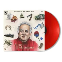 Angelo Badalementi - Music For Film And Television LP Vinyl Record (2024 Record Store Day Black Friday Exclusive Red Coloured Vinyl)