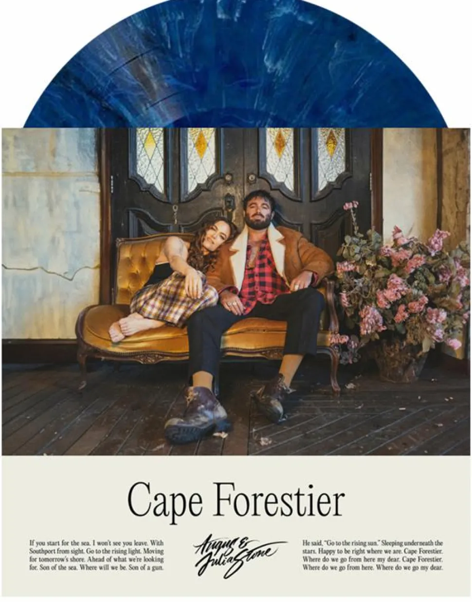 Angus & Julia Stone - Cape Forestier LP Vinyl Record (Blue Marble Coloured Vinyl)