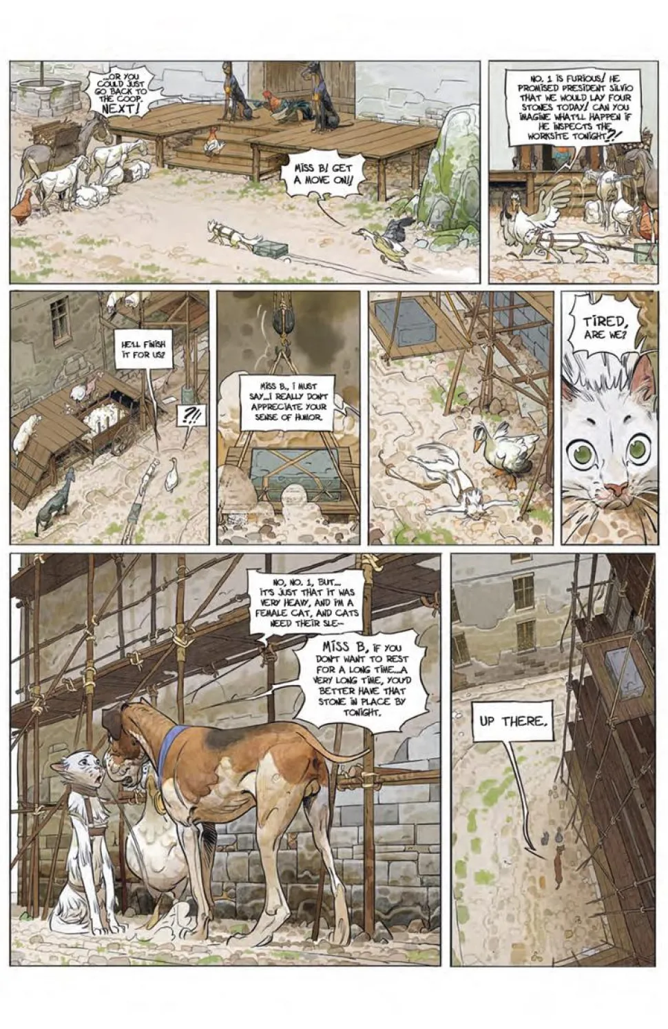 Animal Castle by Xavier Dorison Hardcover Book