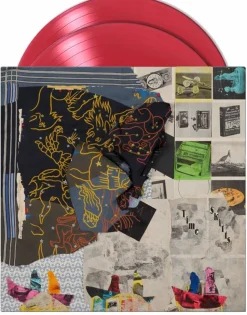 Animal Collective - Time Skiffs Deluxe 2xLP Vinyl Record (Translucent Ruby Coloured Vinyl)